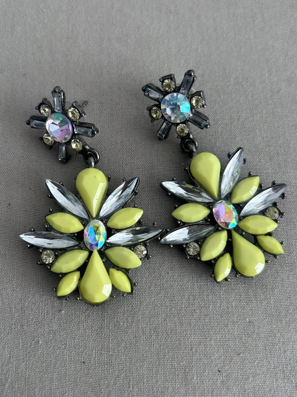 Colorful Rhinestone Statement Earring Bundle - Picture 2 of 7